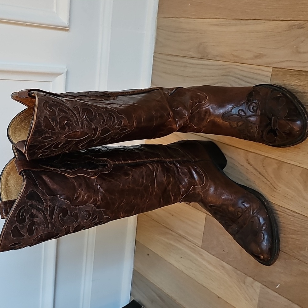 Women's Johnny Ringo Puma Brown 15" Boots JRS806-14 Womens 8.5 - Picture 3 of 15